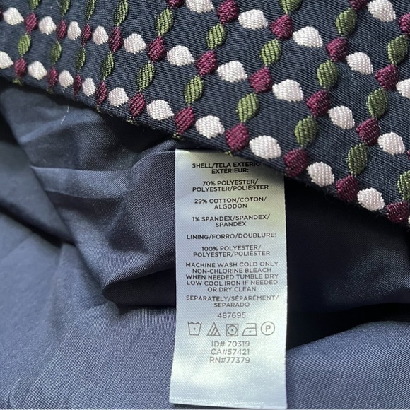 Ann Taylor Geometric Pattern Straight Skirt sz 8 - Picture 3 of 12